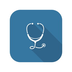 Stethoscope and Medical Services Icon.