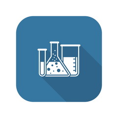 Laboratory and Medical Services Icon. Flat Design.