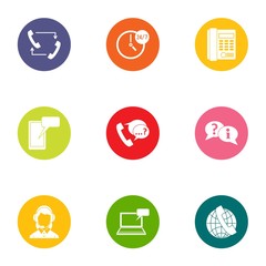 Urge icons set. Flat set of 9 urge vector icons for web isolated on white background