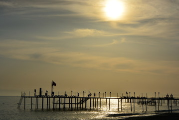  beach sunset romanticism beach landscape vacation summer