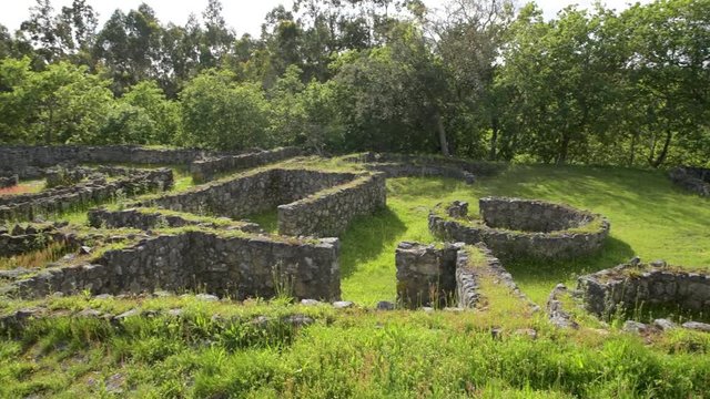 The Castro de Romariz is a fortified settlement dating from the 5th century BC, with occupancy levels up to the first century AD. Romariz - Santa Maria da Feira, Portugal.
