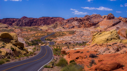 Desert Red Sandstone Hills