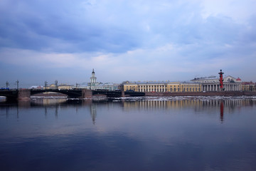 Saint Petersburg city. Russia. Beautiful view.