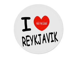 I love Reykjavik
