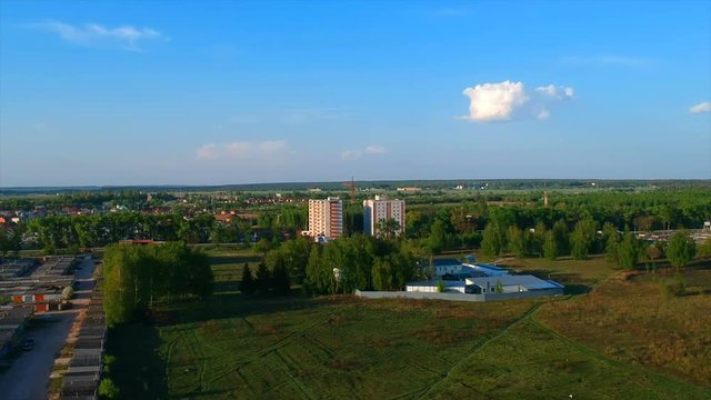 quadrocopter shooting , overview of the nature