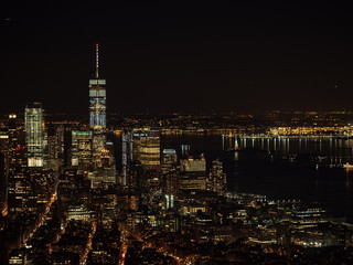 Obraz premium New york city night