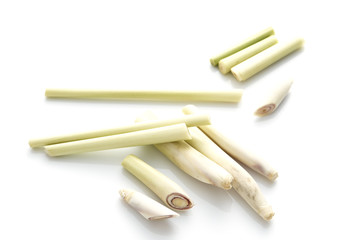 fresh Lemongrass with slice