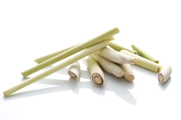 fresh Lemongrass with slice