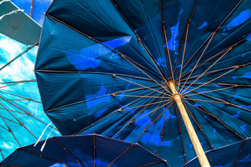 Umbrella Abstract ฺBlue Colour