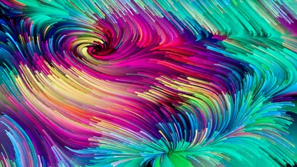 Rolgordijnen Processing Liquid Color © agsandrew