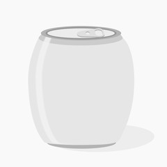 Juice can big size ,illustration vector.
