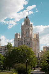 Fototapeta na wymiar view of Moscow's skyscraper
