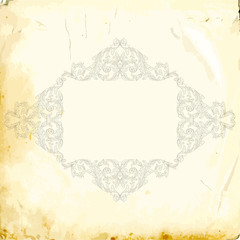 Vector baroque of vintage elements for design. 