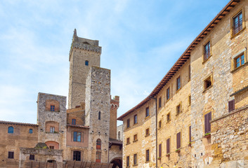 The medieval architectures of San Giminiano