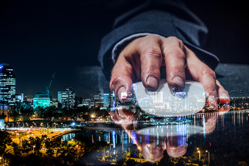 Electronic business as concept. Mixed media