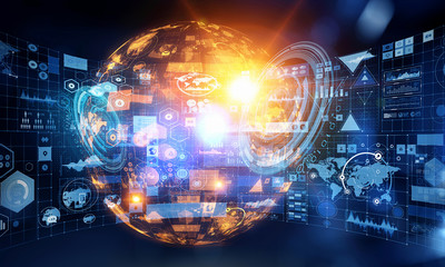 Innovative technology background