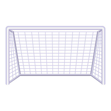 Colorful cartoon soccer gate.