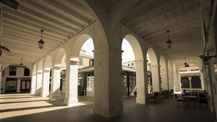 Vista mercado de Ciudadela Menorca