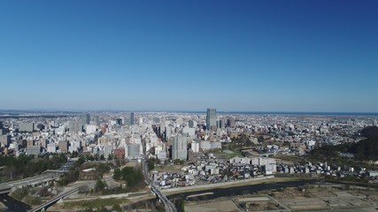 仙台中心部　ドローン空撮2