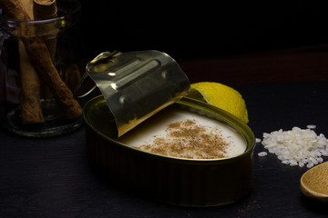 arroz con leche en lata
