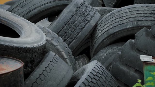 Old Car Rubber, Tire, Wheel