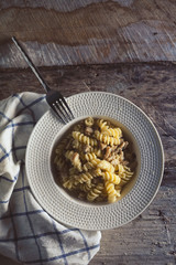 Pasta In The Plate