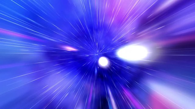 タイムトラベルのようなワープ　ループ素材