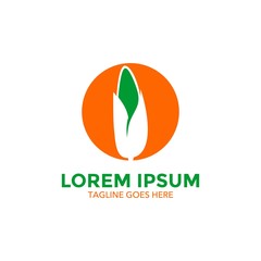 corn logo. icon. vector illustration
