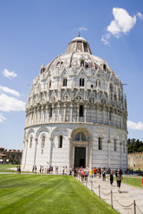 Obraz premium Pisa Baptistery View - Italy - Travel Destination