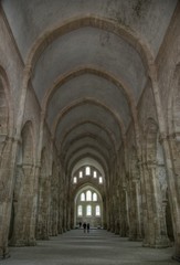 Fototapeta na wymiar Abbaye de Fontenay à Marmagne, Côte-d'Or, France