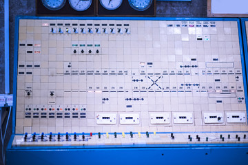 Blue Submarine Control Panel