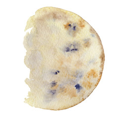 Watercolor moon various phase