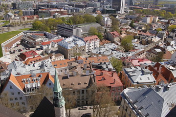 Panorama urbain à Tallinn, Estonie	