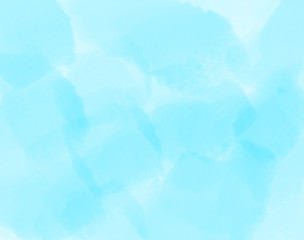 Blue cloudy abstract background. Empty backdrop with place for text. Blue color abstraction with brush stroke