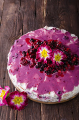 Cheesecake with white chocolate