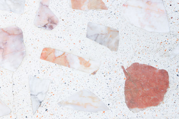 terrazzo flooring or polished stone pattern wall and color surface marble vintage texture old for background image horizontal