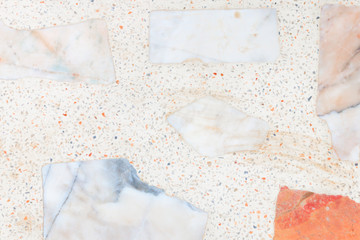 terrazzo flooring or polished stone pattern wall and color surface marble vintage texture old for background image horizontal