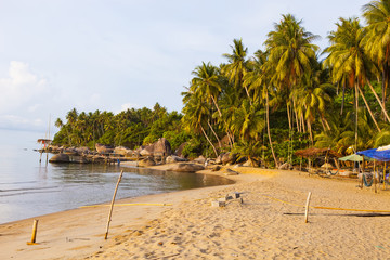 Sunrise on the sea, Son island, Kien Giang, Vietnam. View from Son island