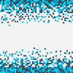 Pixel background. Pixelate Effect. Geometric background with squares. Vector illustration