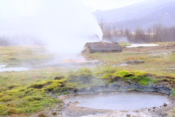 Fototapeta premium Iceland geysir