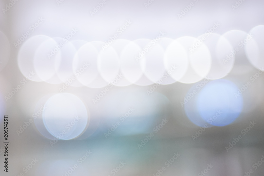 Aufkleber blur bokeh on background