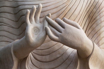 Two hand of Buddha.