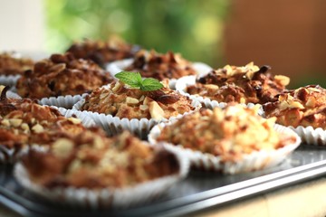 cakes displayed on a table