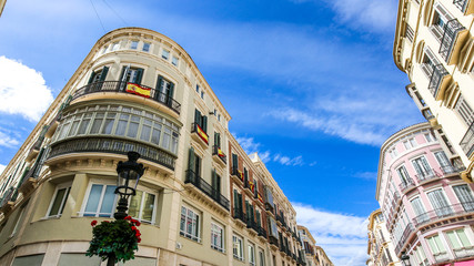 immeuble de calle Marqués de Larios, Malaga, Andalousie