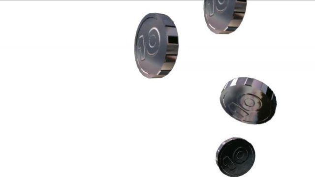 4k Silver golden coins falling down background,economic gold money currency success finance rich wealth,commercial wealthy cash backdrop.