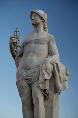 Obraz premium Sculpture of ancient greek god Hermes