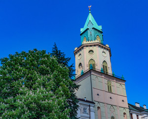 Colorfull church in Lublin, Poland
