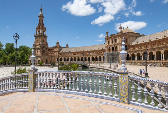 Plaza de Espana in Siviglia