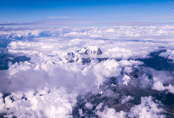 Le Mont Blanc vu du ciel 