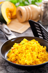 Pumpkin risotto